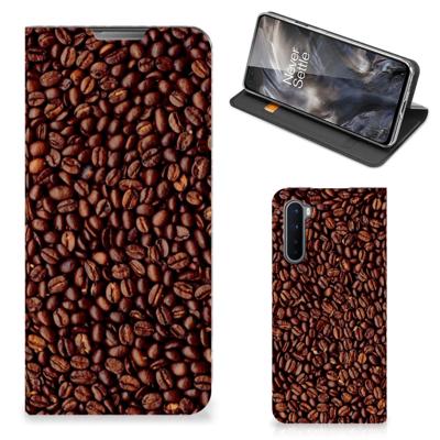 OnePlus Nord | Flip Style Cover | Koffiebonen