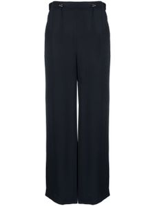 Fabiana Filippi pantalon à boutonnière croisée - Bleu