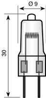 Halogeenlamp Steeklampje 5W 70 lumen 12V fitting G4