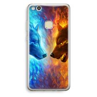 Fire & Ice: Huawei Ascend P10 Lite Transparant Hoesje