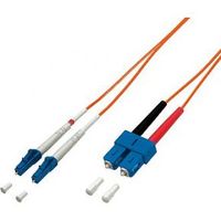 Equip LWL Patch Cord LC/SC 62,5/125µ 2,0m 2m Glasvezel kabel