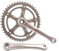 Hulzebos lasco crankset spieloos 46t aluminium 3/32 zilver 170mm - 143565