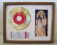 Gouden plaat Single - Celine Dion - Where Does My Heart Beat Now