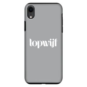 Topwijf Grijs Wit: iPhone XR Tough Case