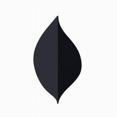 Leaf Muurlamp Zwart