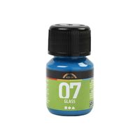 Creativ Company Permanente glasverf - turquoise, 30ml