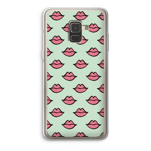 Lipjes: Samsung Galaxy A8 (2018) Transparant Hoesje