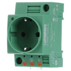 EO-CF/PT/LED/GN  - Socket outlet for distribution board EO-CF/PT/LED/GN
