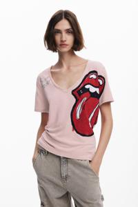 T-shirt stras The Rolling Stones - RED - L