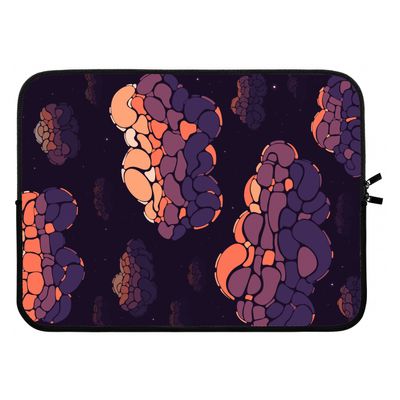 Patroon Wolken: Laptop sleeve 15 inch