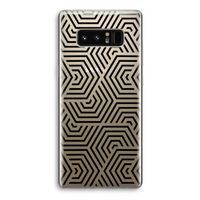 Magic pattern: Samsung Galaxy Note 8 Transparant Hoesje