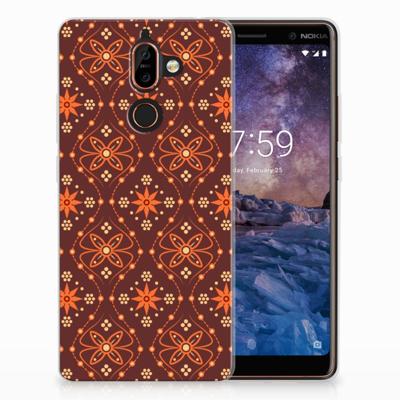 Nokia 7 Plus | TPU bumper | Batik Brown