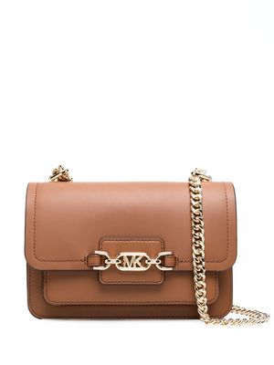 Michael Kors sac porté épaule à plaque logo - Marron
