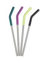 Klean Kanteen Straw 4 Pack 8Mm Rietje Drinken Accessoire Multi Color/Steel Klean Kanteen Straw 4 Pack 8Mm Rietje Drinken Accessoire Multi Color/Steel