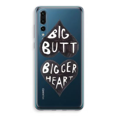 Big butt bigger heart: Huawei P20 Pro Transparant Hoesje