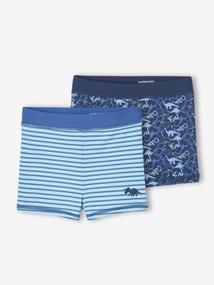 Lot 2 Boxers Bad Jongen turquoiseblauw
