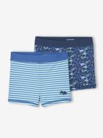 Lot 2 Boxers Bad Jongen turquoiseblauw Lot 2 Boxers Bad Jongen turquoiseblauw