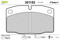 Valeo Remblokset 301182