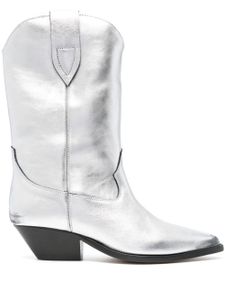 ISABEL MARANT bottines à fini métallisé 55 mm - Argent