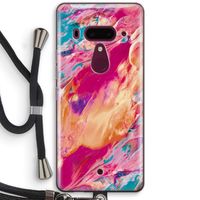 Pastel Echoes: HTC U12+ Transparant Hoesje met koord
