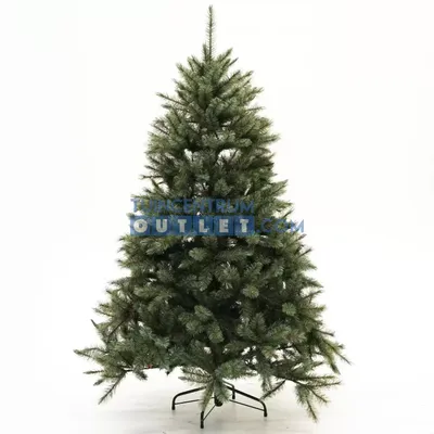 Kerstboom Forest frosted tips h185xd130 cm newgrowth blauw