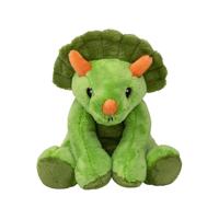 Knuffeldier Dinosaurus Triceratops - pluche knuffel - 20 cm - Speelgoed knuffeldieren - dinosauriers