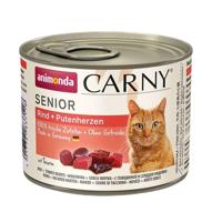 ANIMONDA Carny Senior Beef and turkey hearts - nat kattenvoer - 200g