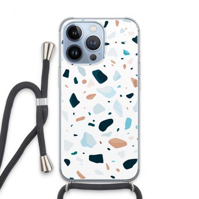 Terrazzo N°13: iPhone 13 Pro Transparant Hoesje met koord
