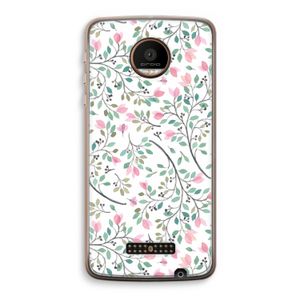 Sierlijke bloemen: Motorola Moto Z Force Transparant Hoesje