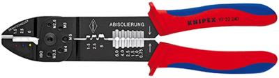 Knipex Krimptang voor kabelschoenen en stekkers | 0.5 tot 6 mm² - 9722240SB