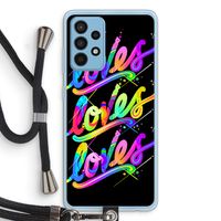 Loves: Samsung Galaxy A52 Transparant Hoesje met koord Loves: Samsung Galaxy A52 Transparant Hoesje met koord