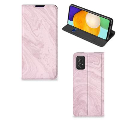 Samsung Galaxy A03s | Standcase | Marble Pink - Origineel Cadeau Vriendin