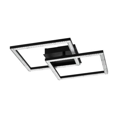 Eglo Zwarte plafondlampLejias met led - 99799