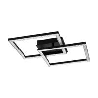 Eglo Zwarte plafondlampLejias met led - 99799