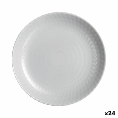 Dessertbord Luminarc Pampille Granit Grijs Glas 19 cm Strips (24 Stuks)