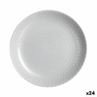 Dessertbord Luminarc Pampille Granit Grijs Glas 19 cm Strips (24 Stuks)