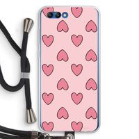 Ondersteboven verliefd: Honor 10 Transparant Hoesje met koord
