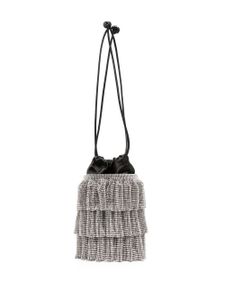 Alexander Wang sac seau à ornements en cristal - Noir