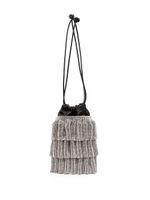 Alexander Wang sac seau à ornements en cristal - Noir