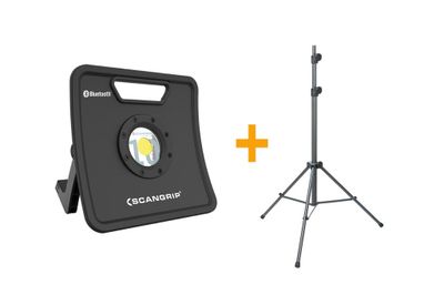 Scangrip Bouwlamp Nova 12K met statief | 03.5431 + 03.5444 - 49.0216
