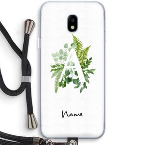 Green Brush: Samsung Galaxy J3 (2017) Transparant Hoesje met koord