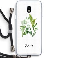 Green Brush: Samsung Galaxy J3 (2017) Transparant Hoesje met koord