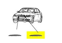 SIERLIJST MOTORKAP Chroom RECHTS 0657416