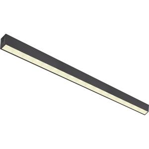 Lineaire LED Hanglamp - Lijnverlichting - Kozolux Tina - 40W 4600lm - Natuurlijk Wit 4000K - 120cm - Zwart