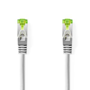 Nedis CCGL85420GY100 Cat7-kabel S/ftp Rj45 Male Rj45 Male 10.0 M Snagless Rond Lszh Grijs Label