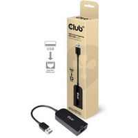 CLUB3D cac-1420 usb A Ethernet Zwart - thumbnail