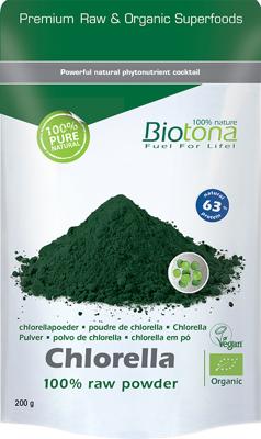 Chlorella & spirulina raw powder bio