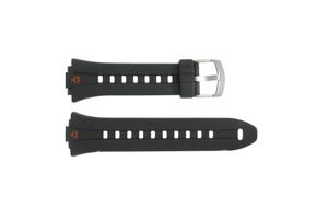 Horlogeband Timex 5K529 Silicoon Zwart 18mm