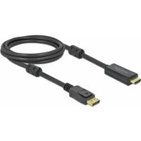 DeLOCK 85956 video kabel adapter 2 m HDMI Type A (Standaard) DisplayPort Zwart - thumbnail