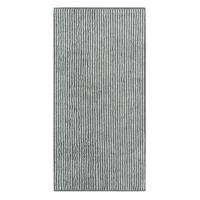 Cawö Cawö Two-Tone Stripe Handdoek 50x100 schiefer